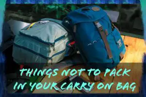 Read more about the article 11 things not to pack in your carry on bag for flight