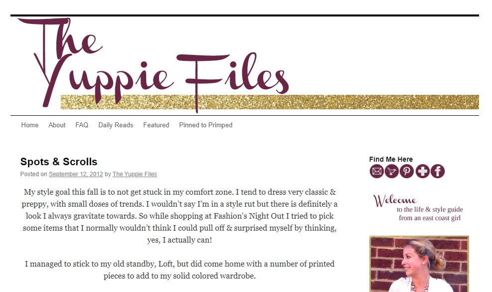 The Yuppie Files: A Lifestyle Blog for the Stylish Mom