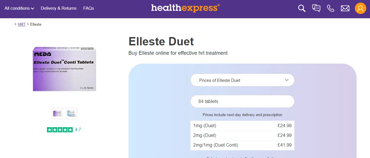 You are currently viewing A Comprehensive Review of Elleste Duet Conti Tablets