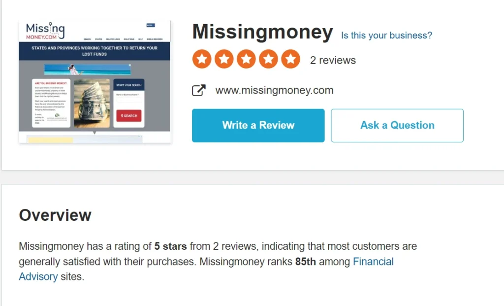 Is Missing Money.Com Legit Or A Scam? Everything You Need To Know