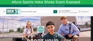 Read more about the article Allure Sports Hoka Shoes Scam Exposed – Allureusports.com Scam