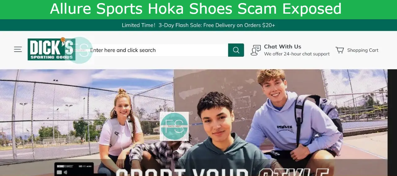 Read more about the article Allure Sports Hoka Shoes Scam Exposed – Allureusports.com Scam