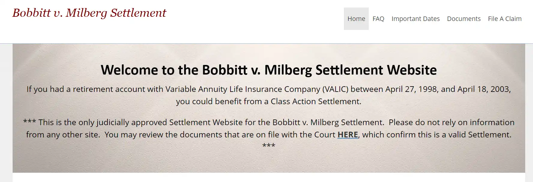 You are currently viewing Bobbitt Settlement Valic Scam – Don’t Fall Victim to This Legal Claim Trap