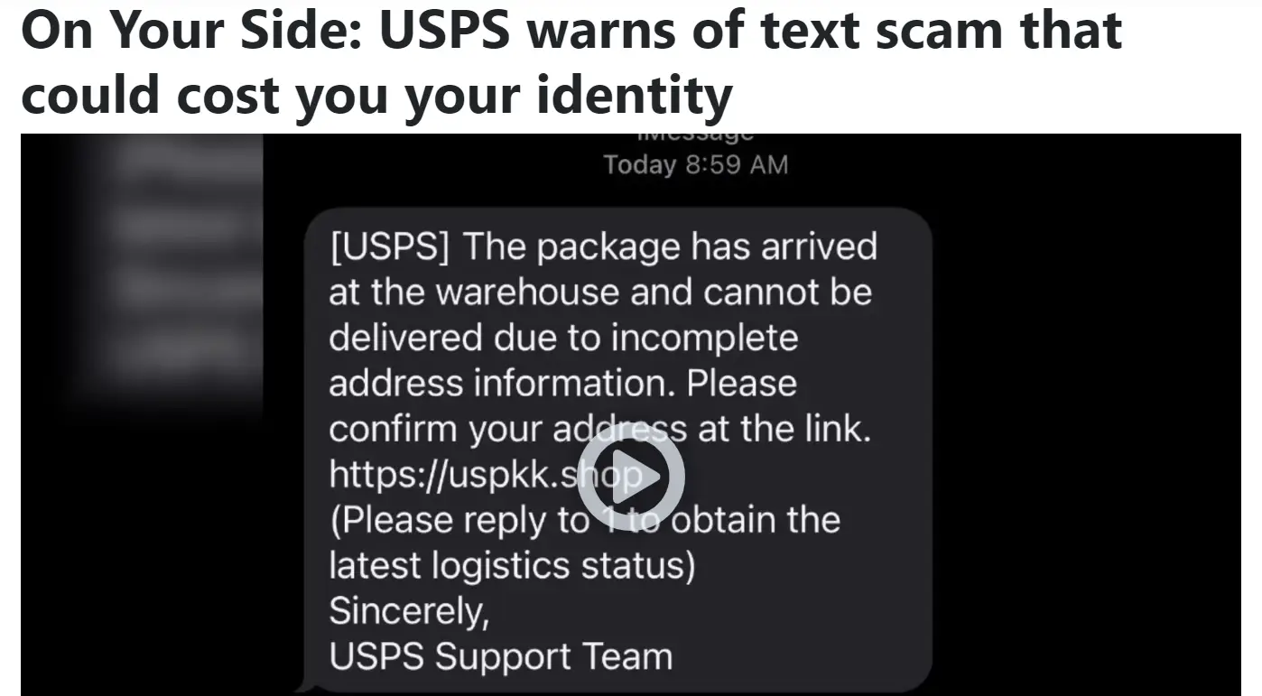 Read more about the article USPS Warehouse Scam – Don’t Fall Victim to Sneaky USPS Text Scams