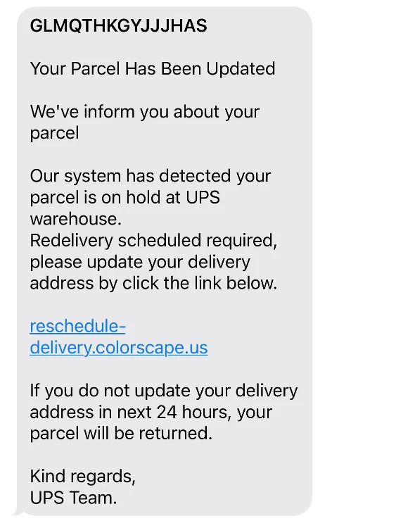 You are currently viewing Colorscape Us Scam- Reschedule Delivery Scam Message!
