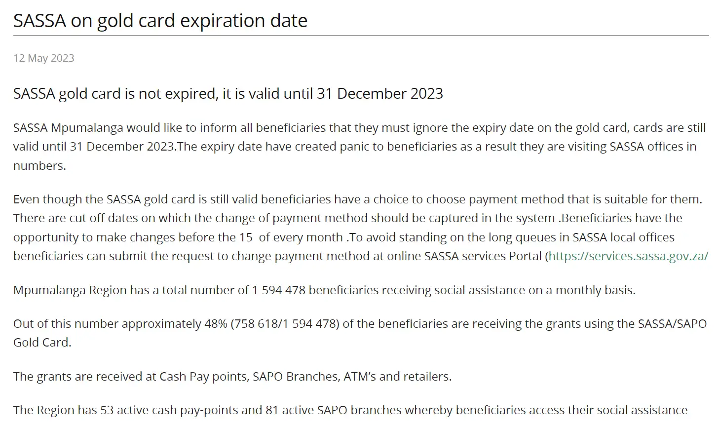 You are currently viewing Sassa Cards Not Working Today: Find Out How to Fix It
