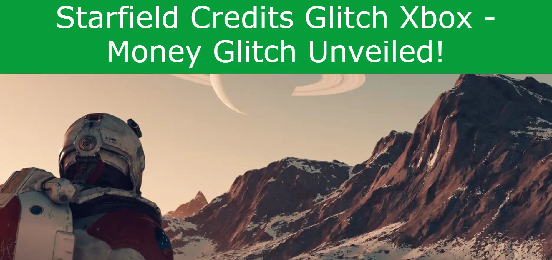 You are currently viewing Starfield Credits Glitch Xbox – Money Glitch Unveiled!