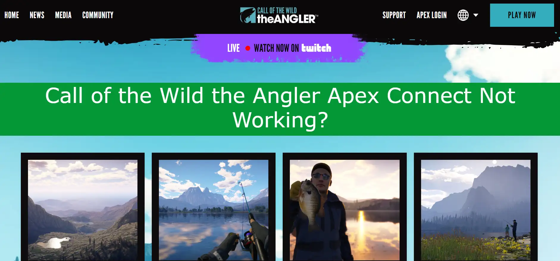 Read more about the article Call of the Wild the Angler Apex Connect Not Working?