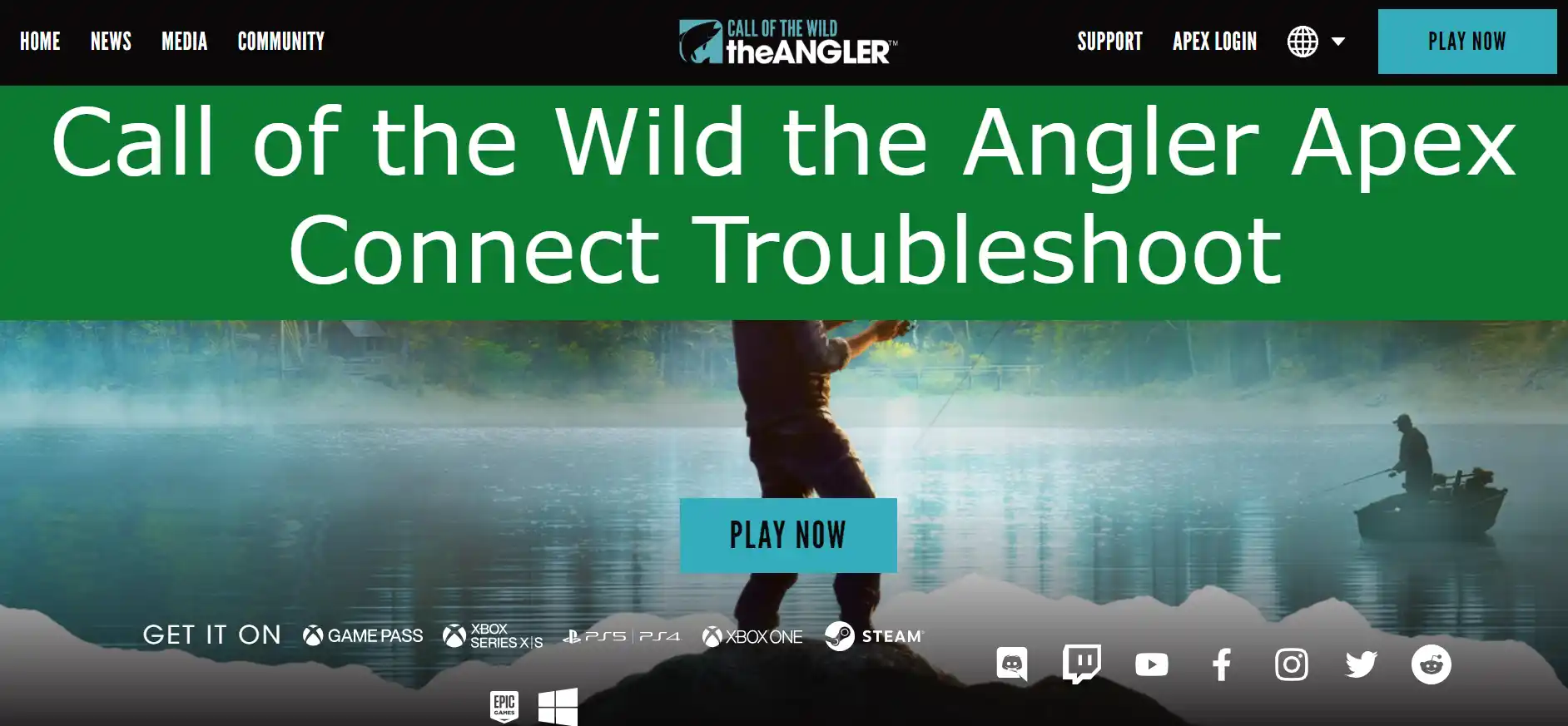 You are currently viewing Call of the Wild the Angler Apex Connect Troubleshoot