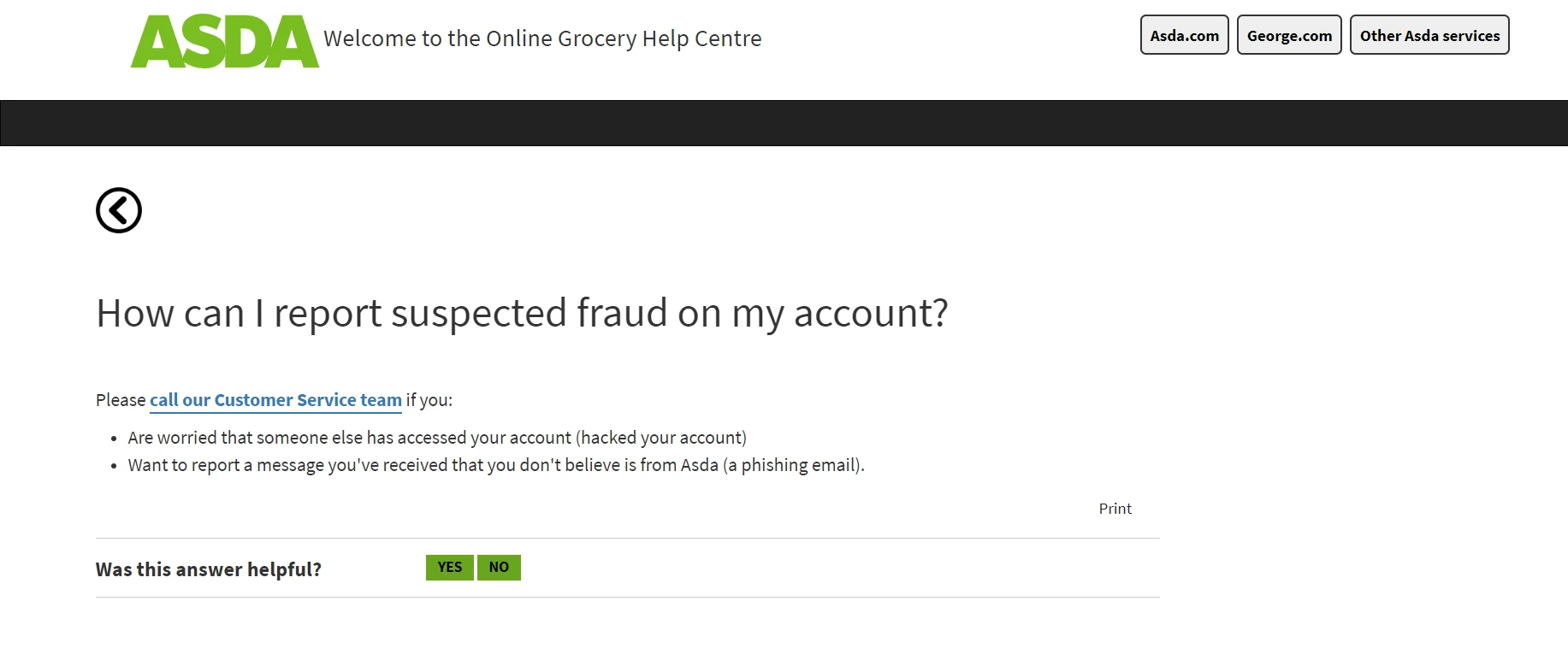 Read more about the article Asda Payments Scam – Avoid, and Report Phone Scams